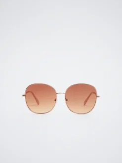 Round Metallic Sunglasses|Parfois Clearance