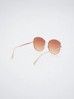 Round Metallic Sunglasses|Parfois Clearance