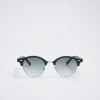 Round Metallic Sunglasses|Parfois Clearance