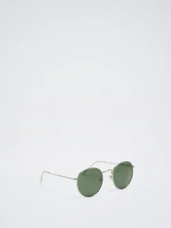 Round Metallic Sunglasses|Parfois Clearance