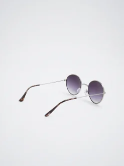 Round Metallic Sunglasses|Parfois Outlet