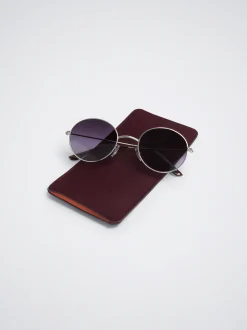 Round Metallic Sunglasses|Parfois Outlet