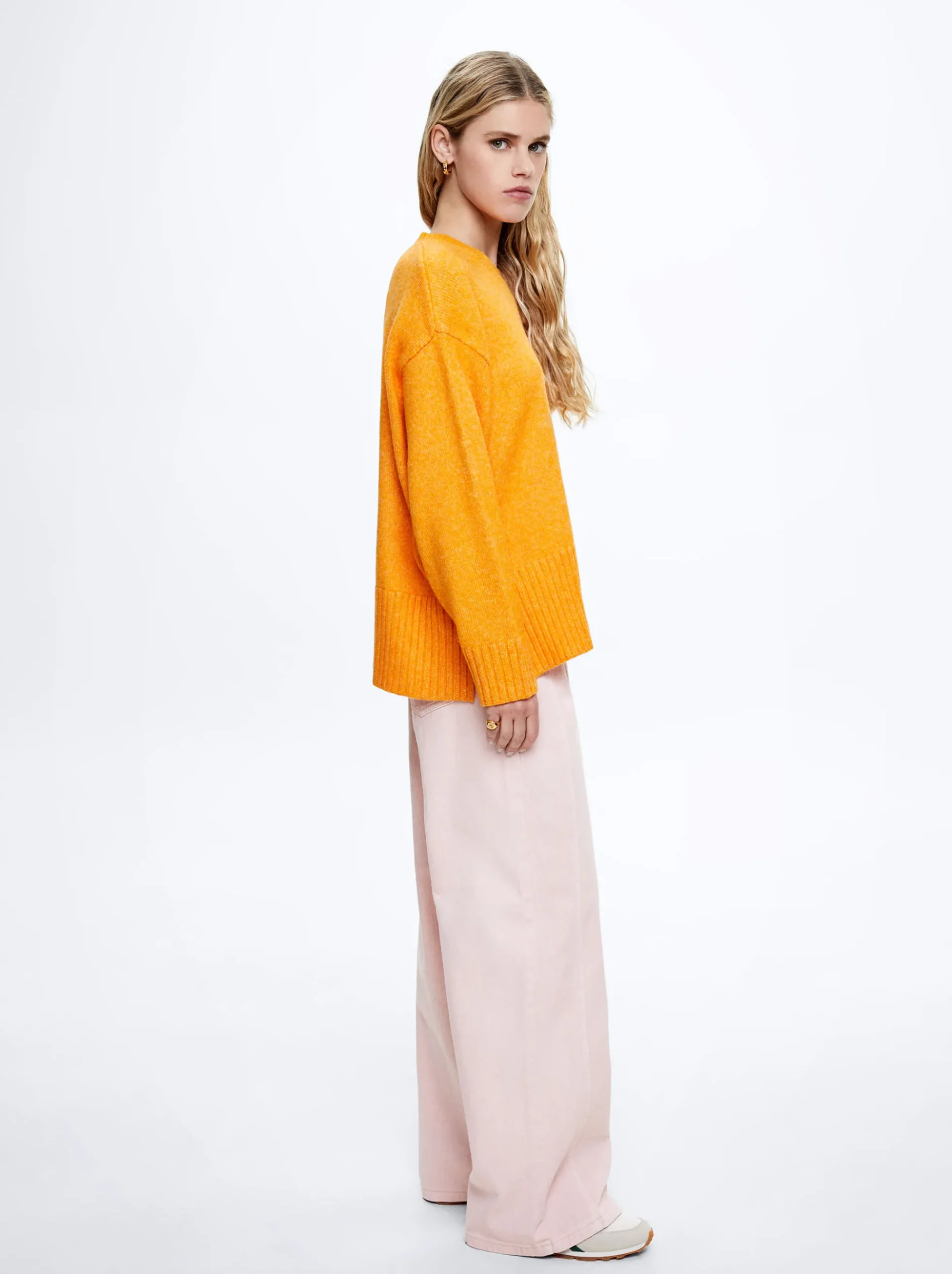 Round-Neck Knit Sweater|Parfois Online