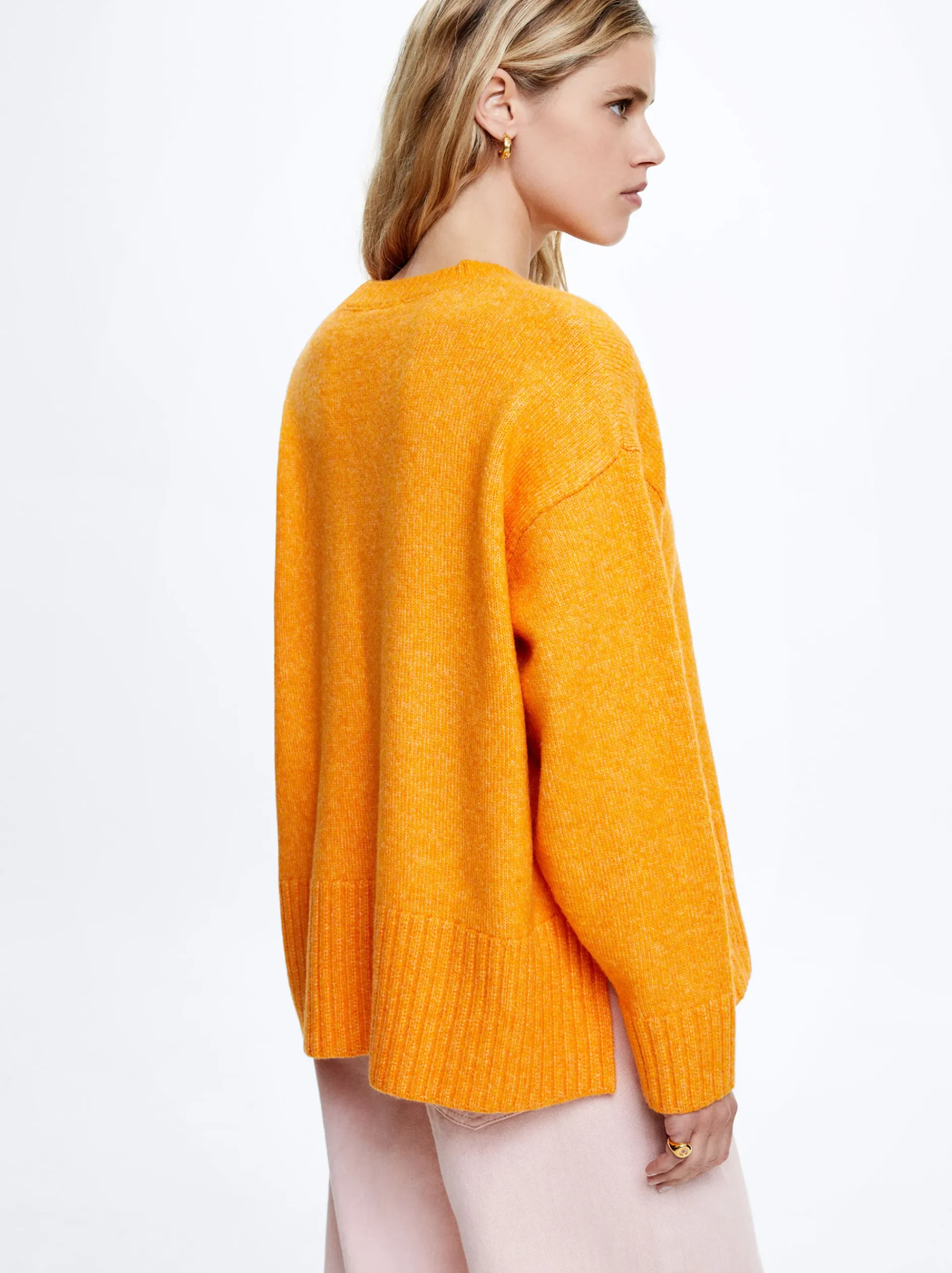 Round-Neck Knit Sweater|Parfois Online