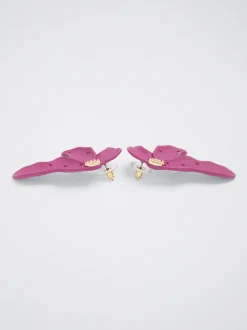 Rubber Flower Earrings|Parfois New