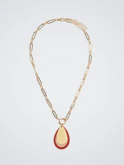 Rubber Golden Necklace|Parfois Cheap