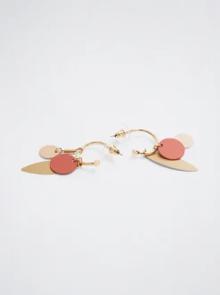 Rubber Hoop Earrings|Parfois Hot