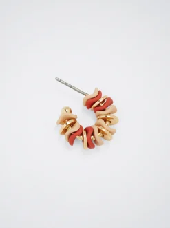 Rubber Hoop Earrings|Parfois New