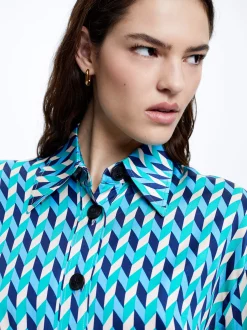 Satin Printed Shirt|Parfois Sale