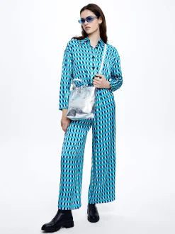 Satin Printed Shirt|Parfois Sale