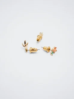 Set Of Earrings With Charms And Zirconia|Parfois Sale