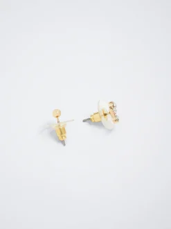 Set Of Earrings With Crystals|Parfois Best Sale