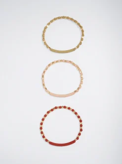 Set Of Elastic Bracelets|Parfois Hot