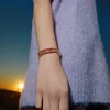 Set Of Elastic Bracelets With Stone|Parfois Fashion