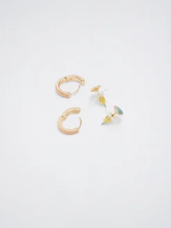 Set Of Enamel Earrings|Parfois Store