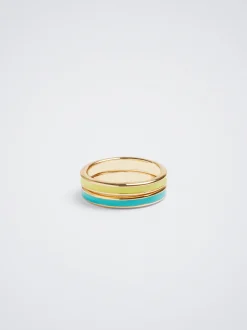 Set Of Enamel Rings|Parfois Fashion