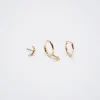 Set Of Hoops With Charms And Zirconia|Parfois Online