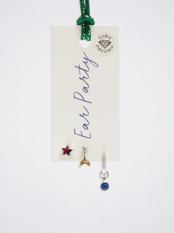 Set Of Hoops With Charms And Zirconia|Parfois Best Sale