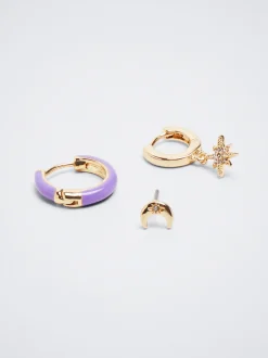 Set Of Hoops With Cubic Zirconia|Parfois Discount