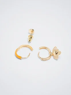 Set Of Hoops With Cubic Zirconia|Parfois Hot