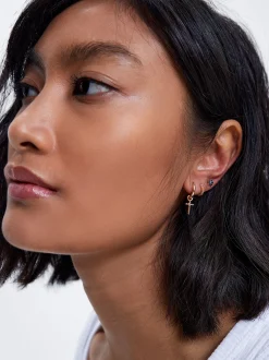 Set Of Hoops With Cubic Zirconia|Parfois Cheap