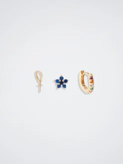 Set Of Hoops With Cubic Zirconia|Parfois Store