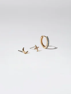 Set Of Hoops With Cubic Zirconia|Parfois Clearance