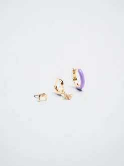 Set Of Hoops With Cubic Zirconia|Parfois Cheap