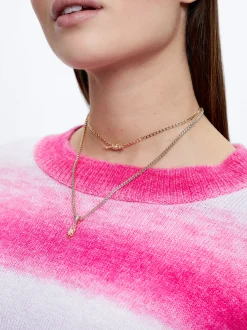 Set Of Necklaces With Charms And Zirconia|Parfois Cheap