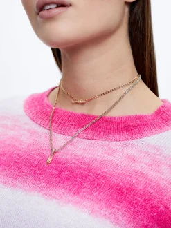 Set Of Necklaces With Charms And Zirconia|Parfois Discount