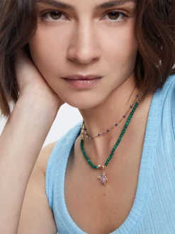 Set Of Necklaces With Charm And Zirconia|Parfois Cheap