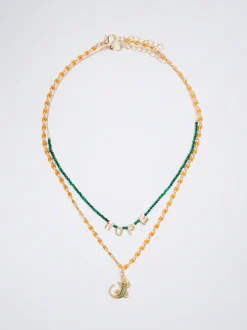 Set Of Necklaces With Charms And Zirconia|Parfois Best Sale