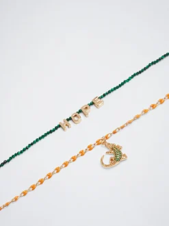 Set Of Necklaces With Charms And Zirconia|Parfois Cheap