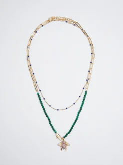Set Of Necklaces With Charm And Zirconia|Parfois New