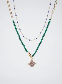 Set Of Necklaces With Charm And Zirconia|Parfois New