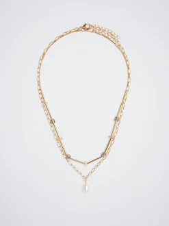 Set Of Necklaces With Freshwater Pearl|Parfois Best