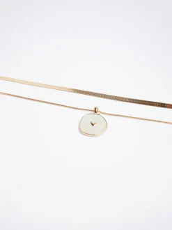 Set Of Necklaces With Medallion|Parfois Sale