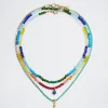 Set Of Necklaces With Semiprecious Stone|Parfois Outlet