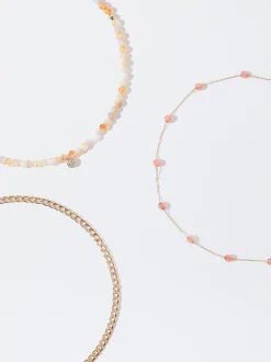 Set Of Necklaces With Stone|Parfois Discount