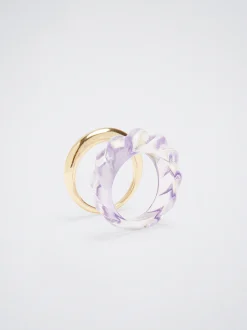 Set Of Resin Rings|Parfois Best Sale