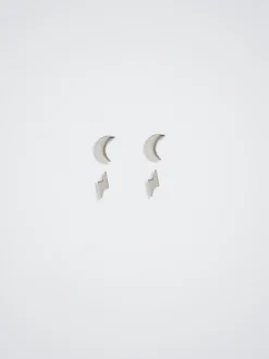 Set Of Stainless Steel Earrings|Parfois Store