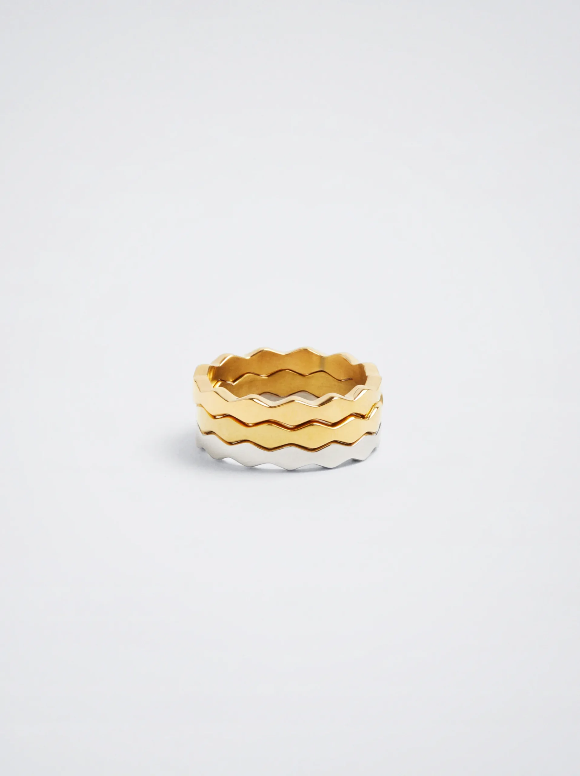 Set Of Steel Rings|Parfois Flash Sale