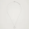 Short Stainless Steel Necklace With Crystals|Parfois New