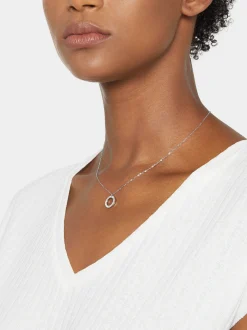 Short Stainless Steel Necklace With Crystals|Parfois New