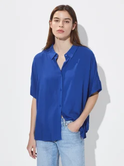 Short-Sleeved Shirt With Buttons|Parfois Clearance