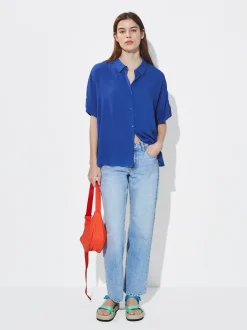 Short-Sleeved Shirt With Buttons|Parfois Clearance