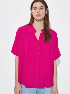 Short-Sleeved Shirt With Buttons|Parfois Flash Sale