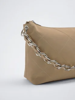 Shoulder Bag With Chain|Parfois Discount