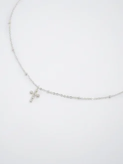 925 Necklace With Cross|Parfois Shop