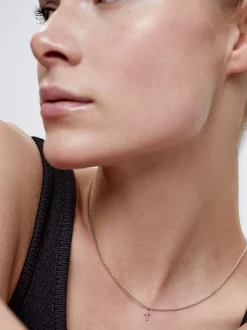 Silver 925 Necklace With Cross|Parfois New